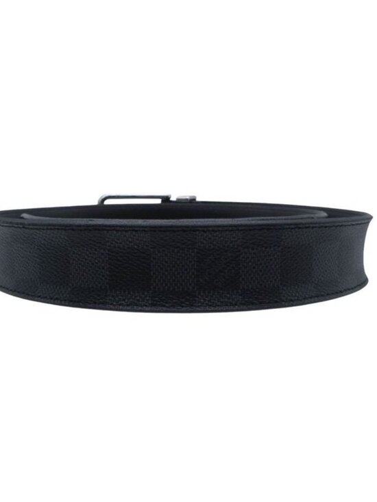 Louis Vuitton Belt Ceinture Pont Neuf Damier Graphite Canvas Black main image 6